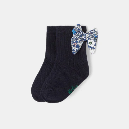 Baby girl socks with bow