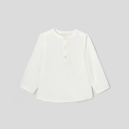 Toddler boy linen shirt