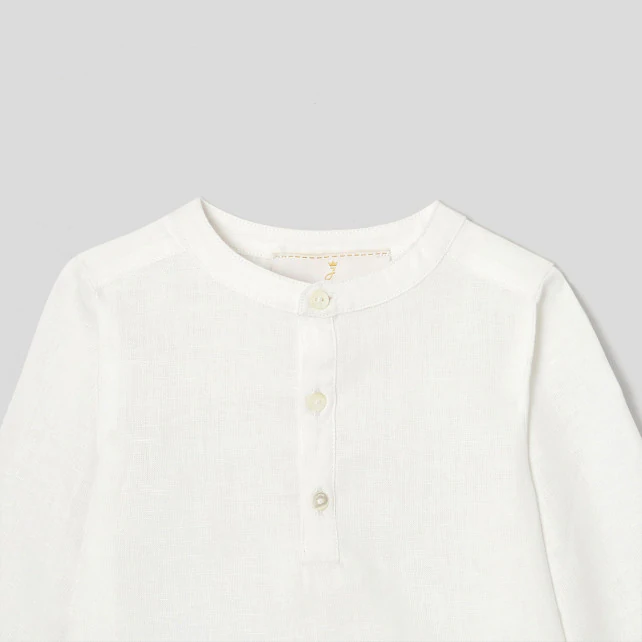 Toddler boy linen shirt