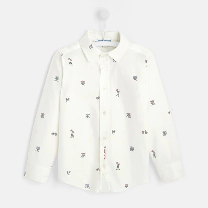 Boy Parisian monuments shirt