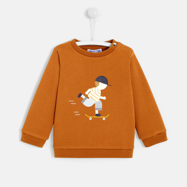 Toddler boy printed sweatshirt