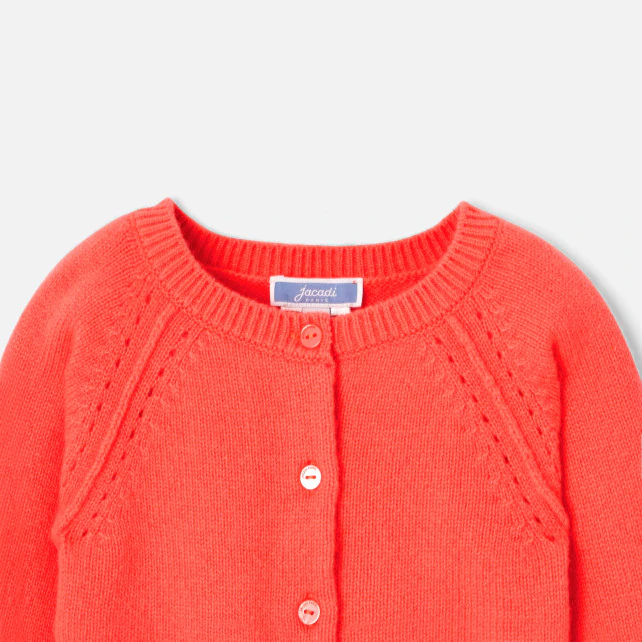 Toddler girl cashmere cardigan