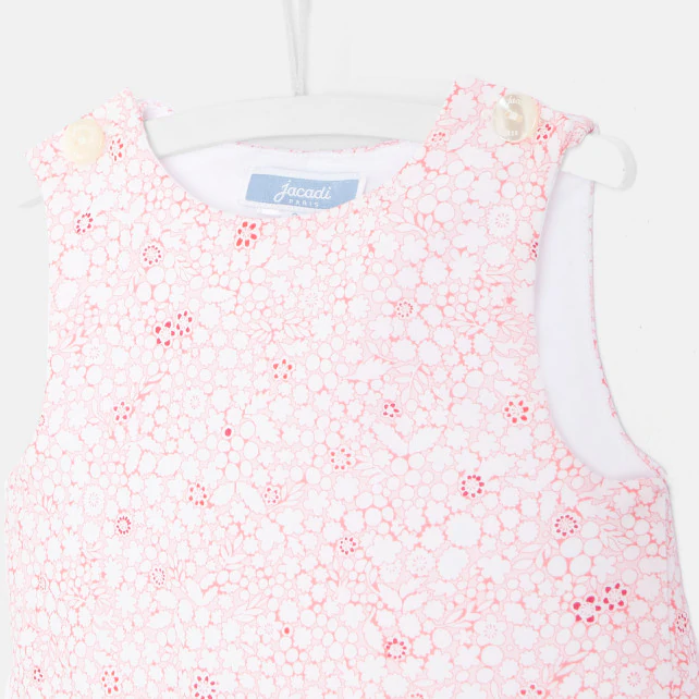 Baby girl Liberty print onesie