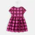 Girl jacquard polka dot Christmas dress