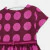 Girl jacquard polka dot Christmas dress