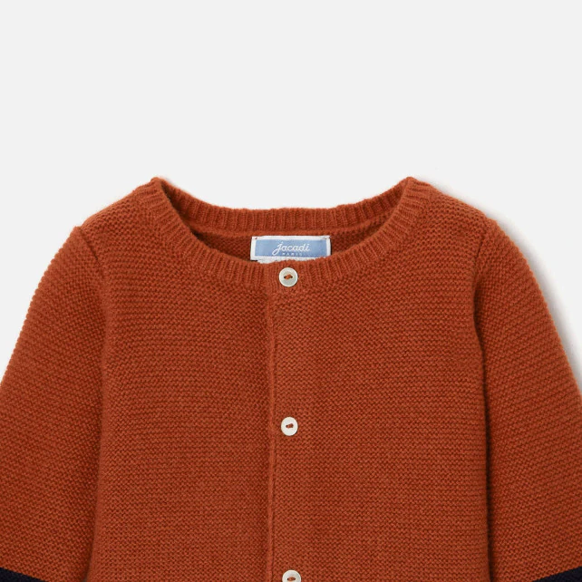 Baby boy colour block cardigan