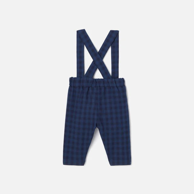 Baby boy suspender trousers