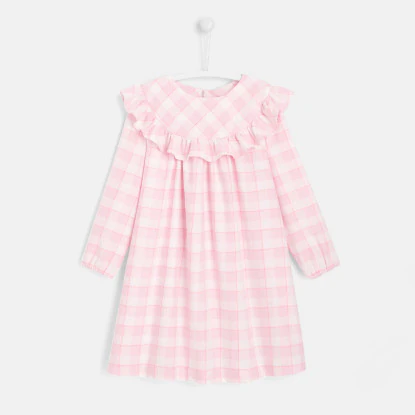 Girl gingham nightgown