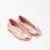 Girl metallic ballet flats