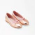 Girl metallic ballet flats