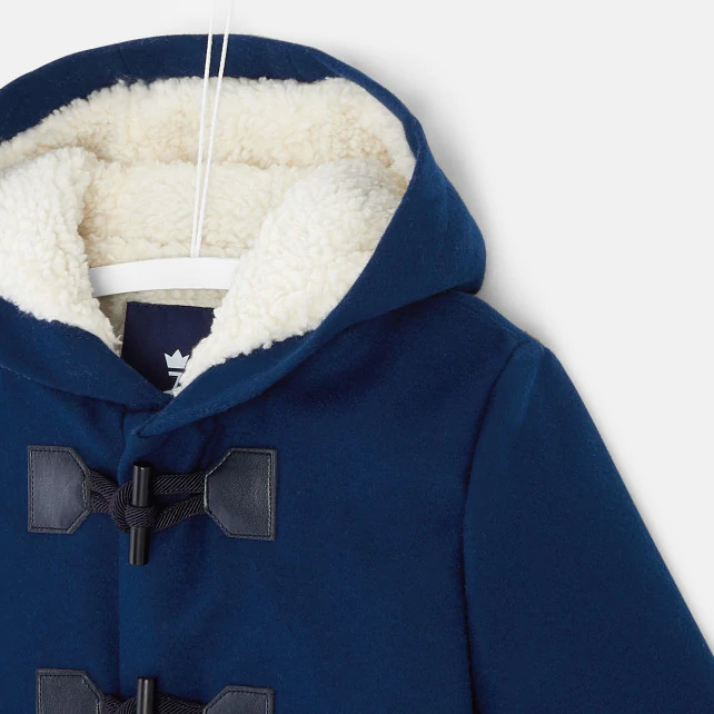 Wool duffle coat