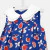 Baby girl dress with fruit motif