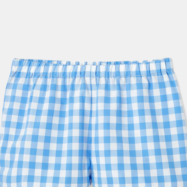 Girl gingham short pyjamas