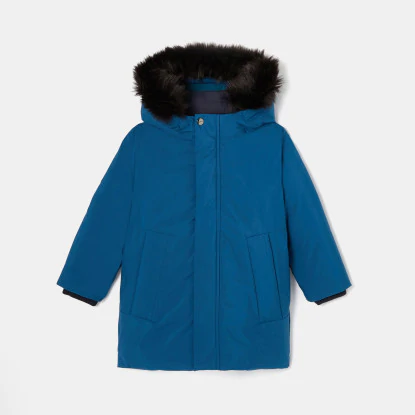 Boy full-length puffer jacket