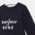 Baby slogan sweatshirt