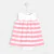 Baby girl striped bodysuit dress