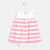 Baby girl striped bodysuit dress