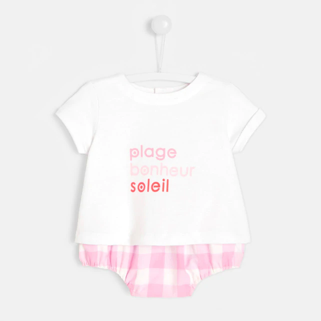 Baby girl set with shorts