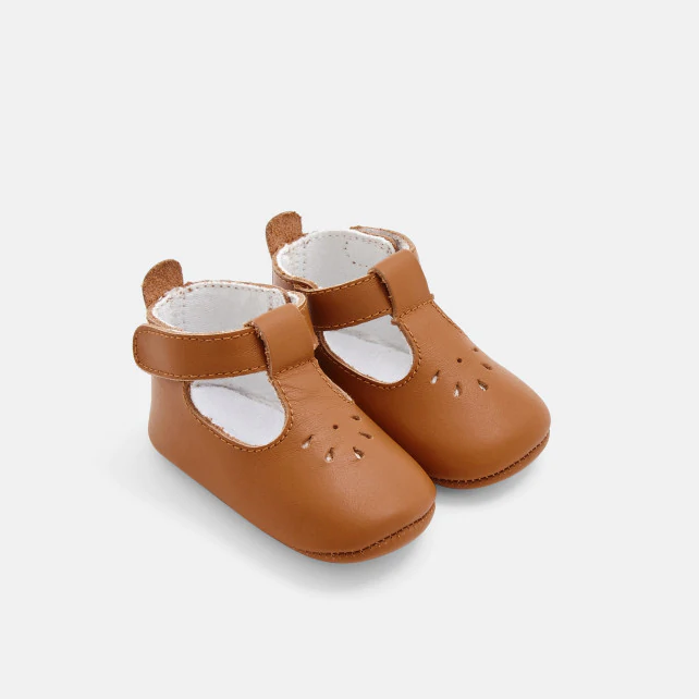 Baby boy t-bar sandal inspired booties