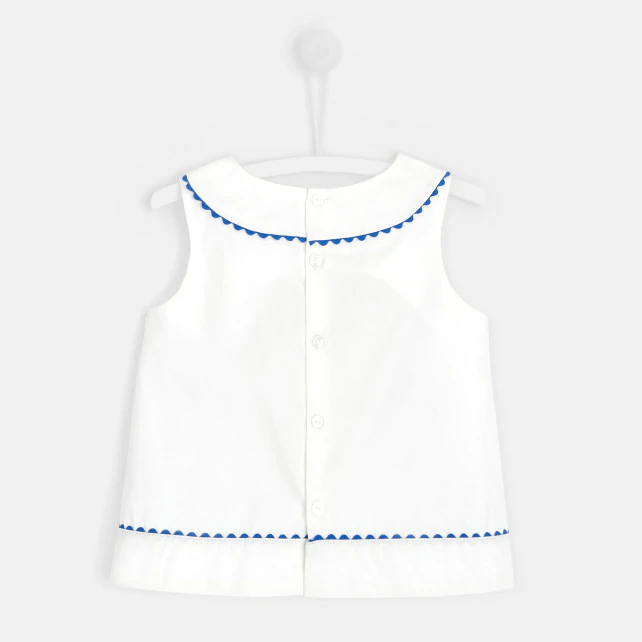 Toddler girl sleeveless blouse