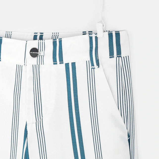 Boy striped Bermuda shorts