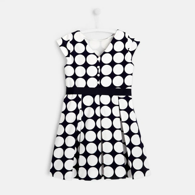 Girl polka dot dress