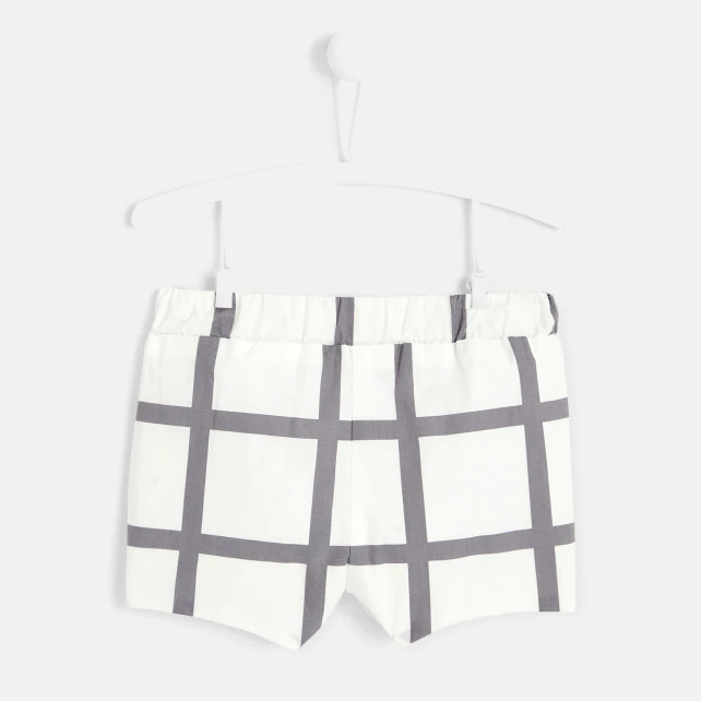 Baby poplin shorts