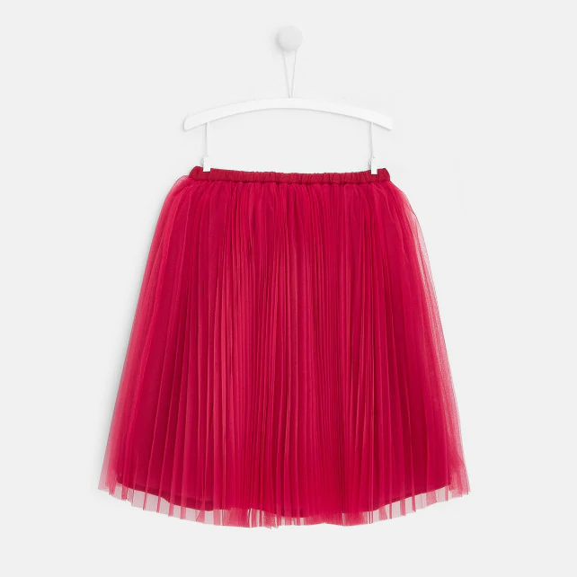 Girl two-tone tutu skirt