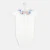 Toddler girl bodysuit with flower petal collar