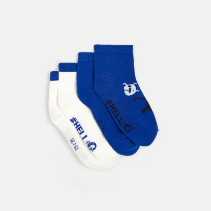 Pair of Hello Demain socks