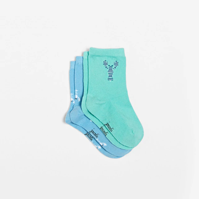 Toddler boy sock duo