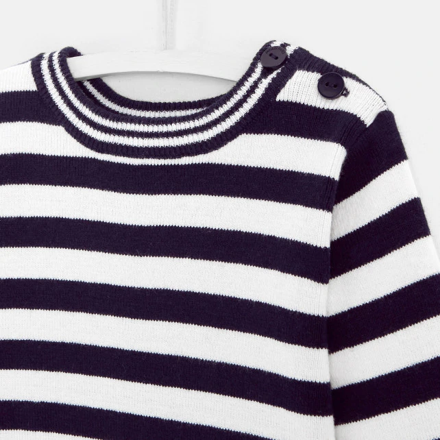 Toddler boy sailor stripe jumper