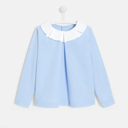 Girl poplin blouse