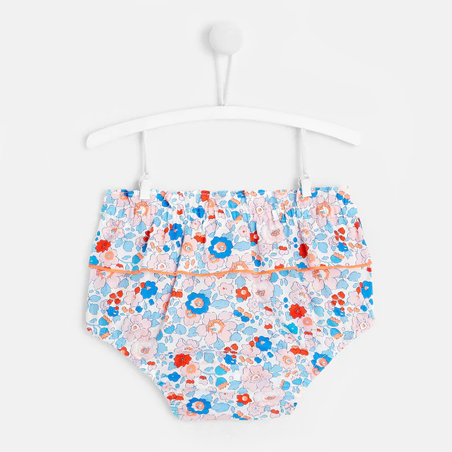 Baby girl Liberty print Nappy cover