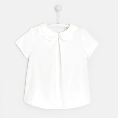 Girl short-sleeve blouse