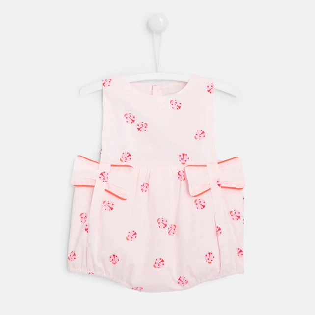 Baby girl bloomers with Ladybird print