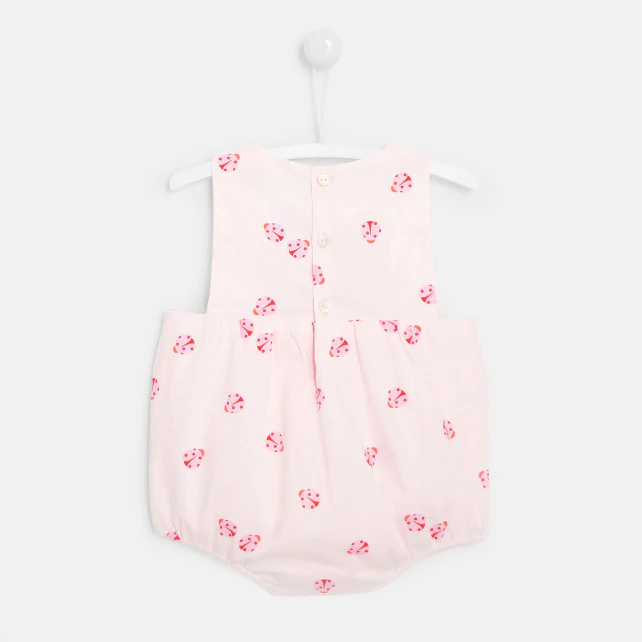 Baby girl bloomers with Ladybird print