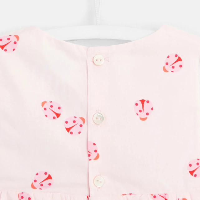 Baby girl bloomers with Ladybird print