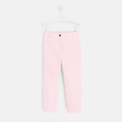 Girl flared gabardine trousers