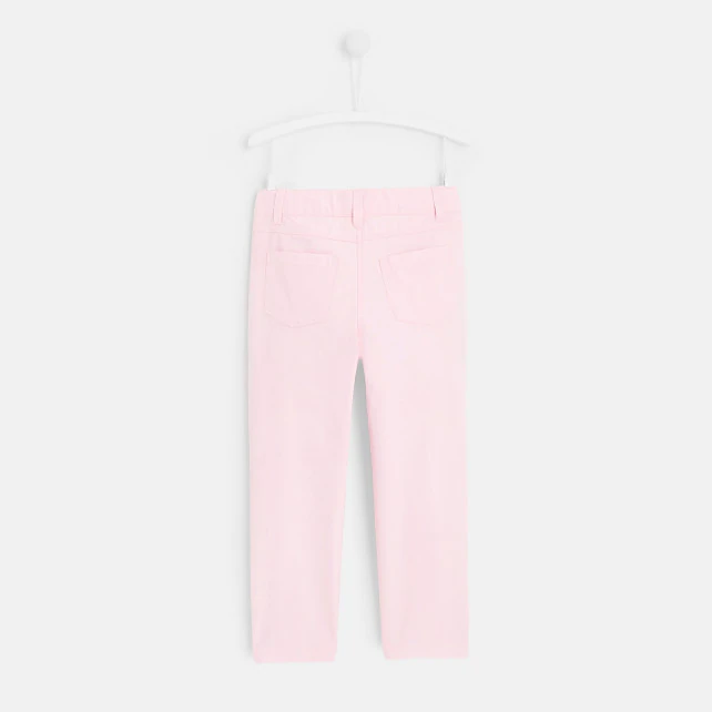 Girl flared gabardine trousers