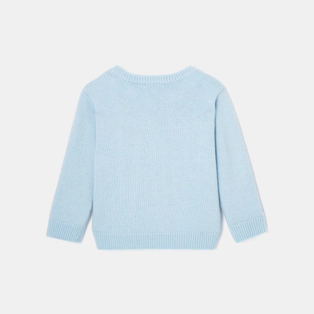 Toddler boy Intarsia polar bear jumper