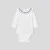 Baby girl bodysuit with frilled collar