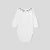 Baby girl bodysuit with frilled collar