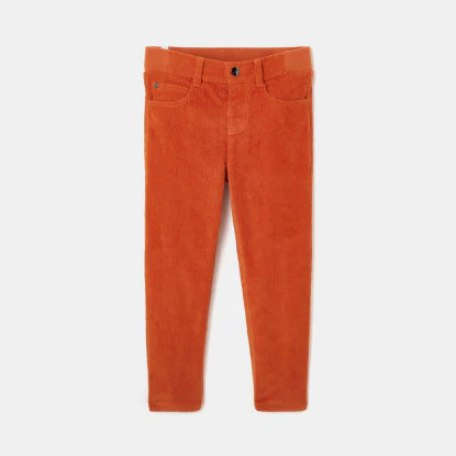 Boy lined corduroy trousers