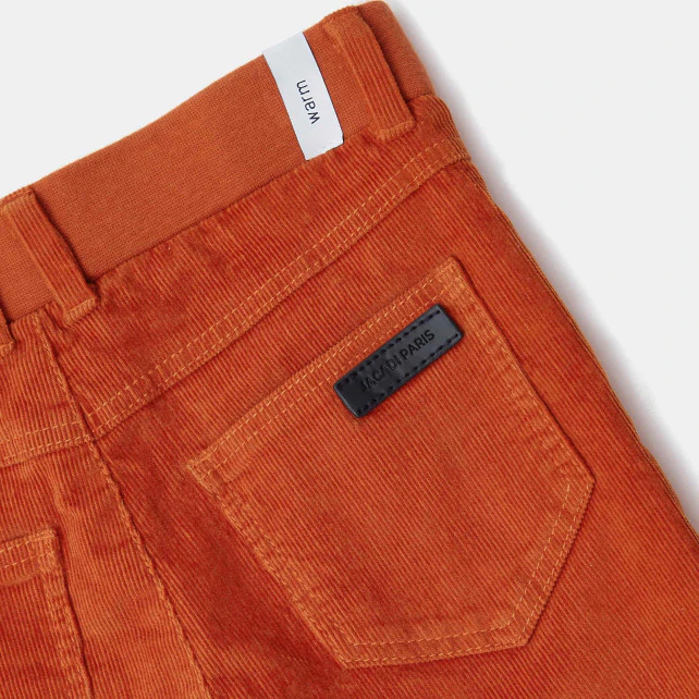 Boy lined corduroy trousers