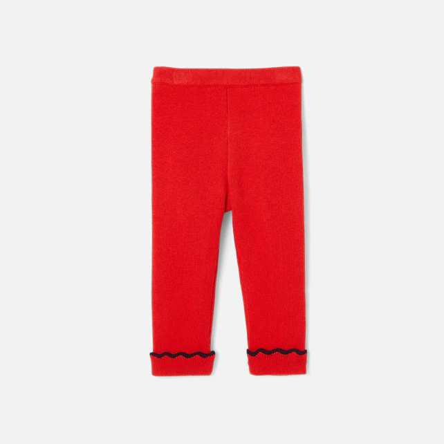 Toddler girl knit trousers