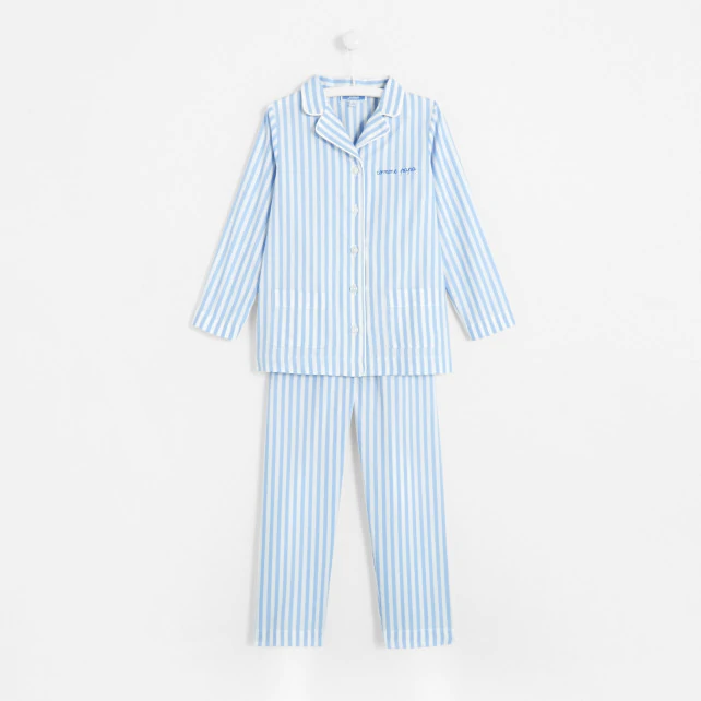 Boy striped pyjamas