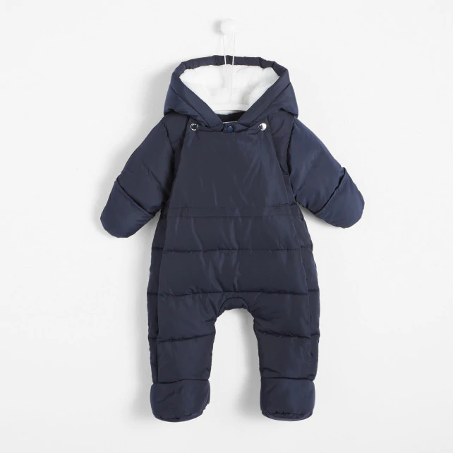 Baby boy nylon pram suit