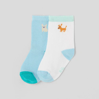 Baby boy sock duo