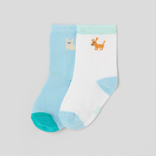 Baby boy sock duo